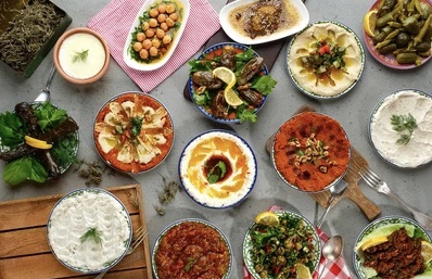 Meze food in Cyprus