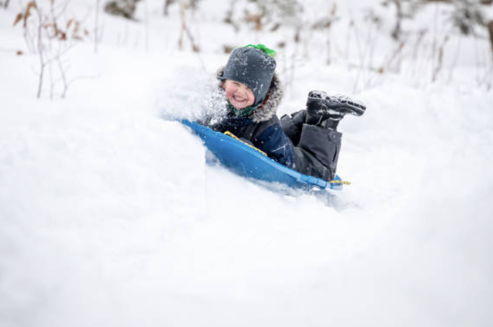 Tobogganing in Switzerland